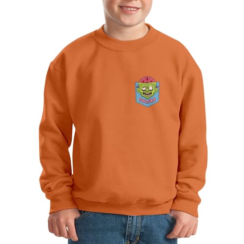Sweat enfant zombie brains idéal pour la récolte de bonbons d'halloween