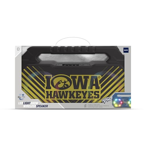 Image of SOAR NCAA Wireless Boombox Speaker, Iowa Hawkeyes