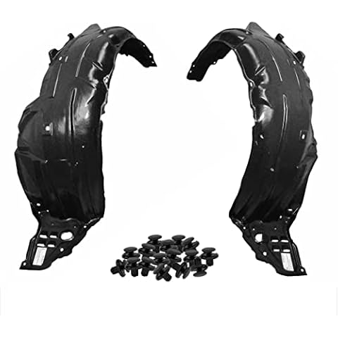 Parts N Go Fender Liner Set w/Clips for 2006-2011 Civic Sedan Front Driver & Passenger Side Left Right HO1250107 HO1251107 74151SNAA10 74101SNAA10 Cover