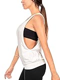 DEAR SPARKLE Open Side Tank Top for Women - Yoga Active Loose Workout Sports Racerback Activewear...
