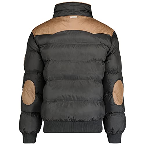 Geographical Norway Abramovitch Herren Steppjacke, warm & leicht, Winterjacke Herren, Outdoor, (Schwarz XL)