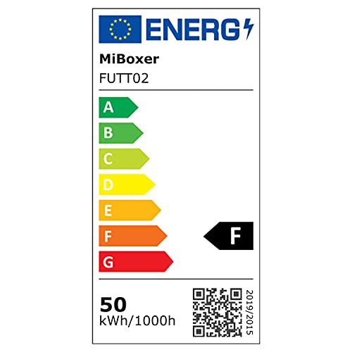 lighteu®, Milight Miboxer RGBCCT 50 W lampa ogrodowa, wielokolorowa, regulacja temperatury barwowej, WiFi, LED, ogród, trawnik, światło IP65, wodoodporne światło powodziowe, futt02