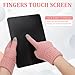 Apausvcm 4 Pairs Womens Winter Gloves Warm Soft Touchscreen Winter Gloves for Women Fashions Knit Mittens Warm Winters Glove for Cold Weather-Black/Pink/Gray/Beige