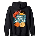 Meerfrüchte Sonnengenuss Design mit Garnele Kapuzenjacke