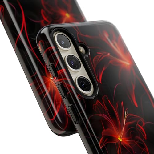 Coque lys araignées rouges Samsung S24 Plus : finies les rayures - 2