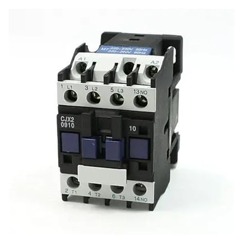 Contactor de CA para evitar sobrecalentamiento en motor trifásico CJX2-09 de 660V 25A y 1NO