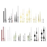 PATIKIL Clock Hands Kit, 16 Set Clock Hands Kits Clock Mechanism Movement Aluminum Wall Clock Hands Parts Replacement for Wall Clock Repair DIY, 16 Styles
