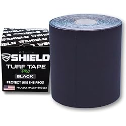 SHIELD Turf Tape Football – USA Made – 30 Ft, Flexible Arm Protection, Sweatproof Athletic Tape, Durable 4-Way Stretch – Black
