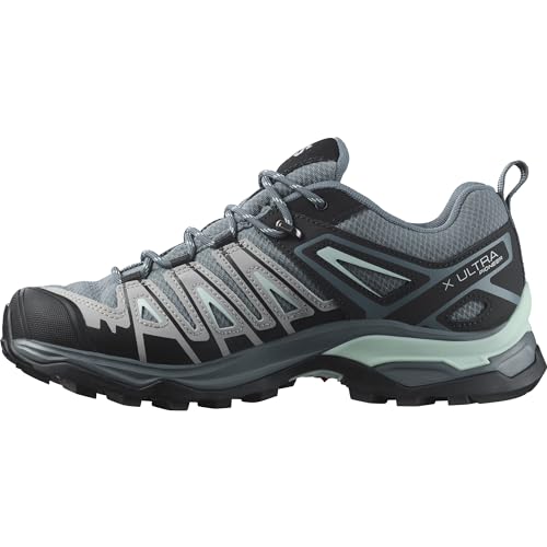 Chaussures de sport chaussure Salomon X Ultra Pioneer Gore-Tex Chaussures Imperméables de Randonnée pour Femme, Par tous les temps, Maintien sûr, Stabilité et amorti, Stormy Weather, 39 1/3