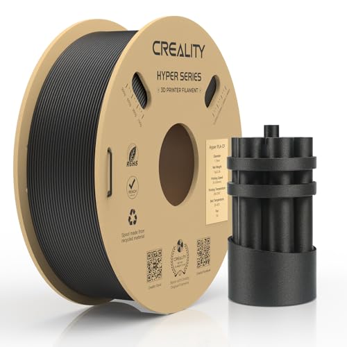 Creality Hyper PLA-CF Filament 1.75mm, High Speed Carbon Fiber PLA (50-300mm/s), Suitable for Most FDM 3D Printers, Dime