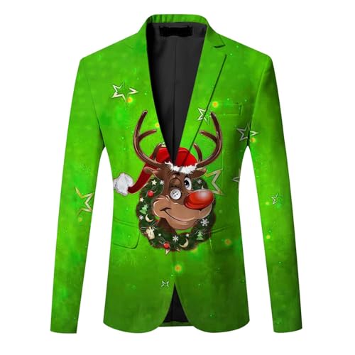 Blazer festif boutonné coupe ajustée pour homme moderne