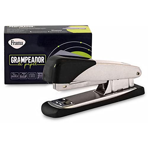 Amazon.com.br: Grampeador Metal Pequeno Prata P/20Fls 12Cm - 85463