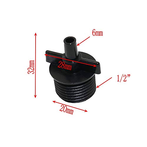 Buse d'irrigation d'eau anti-gaspillage avec interface diamètre intérieur 6 mm