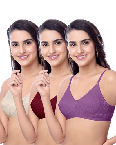 Image of Brida Italia Women's Cotton Minimizer Saree Bra | Full Coverage | Non-Padded, Wire-Free | Comfortable Daily & Ethnic Wear
