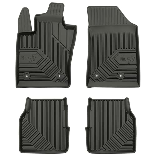 MOTOS Tapis de Sol Caoutchouc pour Alfa Romeo Tonale Depuis 2022 Améliorez Votre Confort de Voyage avec Le Tapis Noir antidérapant Auto No.77- Tapis Voiture...