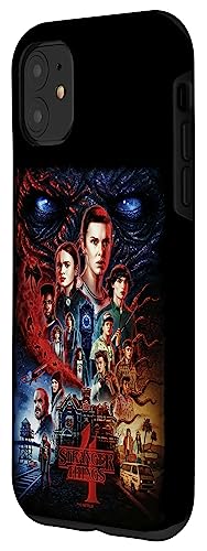 Iphone 11 Stranger Things 4 Character Collage Poster Case #TOP1