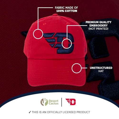Desert Cactus Gorra de Béisbol University of Dayton Ajustable miniatura 4