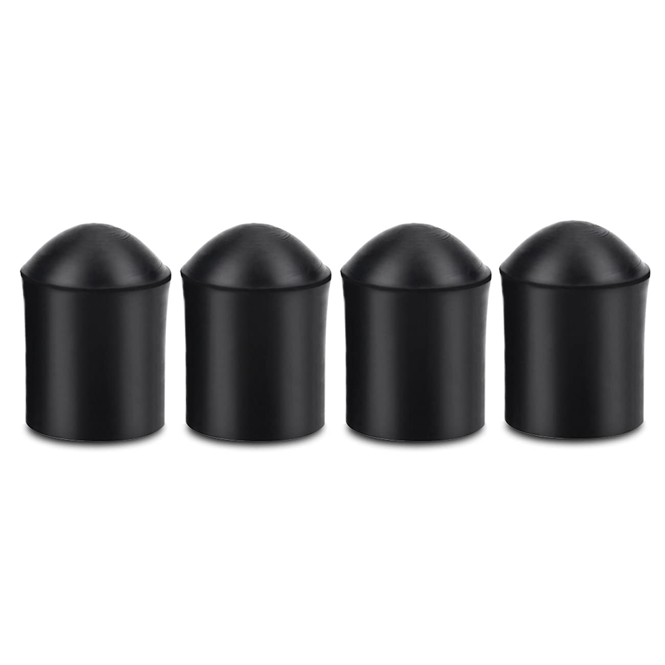4 pcs Double Bass Endpin Rubber Tip Stopper Black Protector End Cap Instrument Cello Rubber Endpin Tip