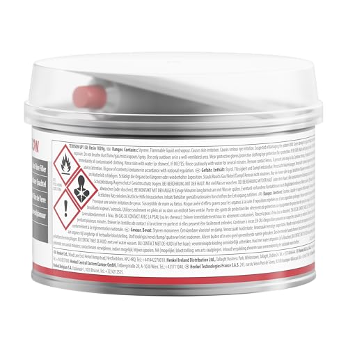 Mastic polyester carrosserie TEROSON UP 150 pour combler les trous profonds et stopper les impacts - 3