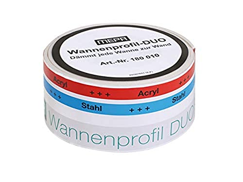 Mepa 180010 Profilo per Vasca da Bagno in Schiuma