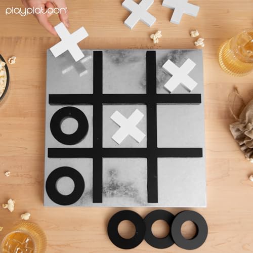 Juego de Mesa Tic Tac Toe Magnético Madera y Metal miniatura 6