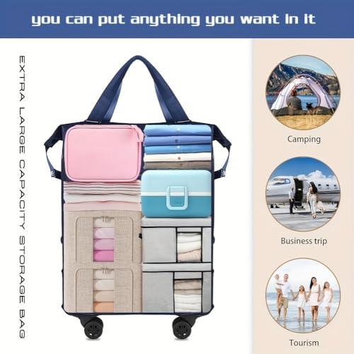 360° Spinner Wheel Duffel Bag