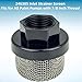 6 Pack Hose Inlet Strainer Filter Suction Strainer Garden Screen Garden Hose Pump Inlet Sprayer Filter 7/8 Thread for Sprayer 390 395 495(Inner Diameter, for UN/UNF Standard 7/8)