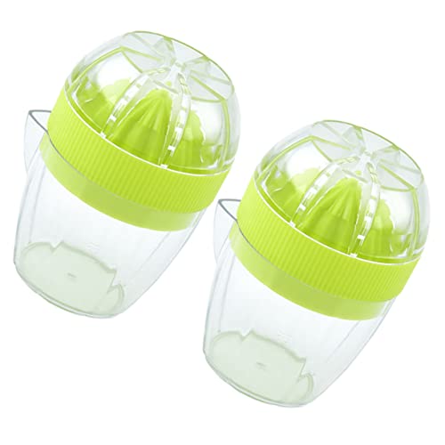 Phantasmia 2個セット ?り器 ジューサーカップ ? 手動式 シトラス絞り 圧力式設計 簡単洗浄 家庭用 レモン オレンジ対応