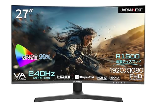 ディスプレイ・モニター本体 JAPANNEXT 27 240Hz JN-27VCG240FHDR 41TRzyeetML.jpg