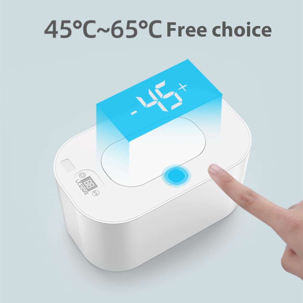 Réchauffeur de lingettes pour bébé, Chauffe-Linge et Distributeur de lingettes humides pour bébé, Thermostat Boîte de lingettes humides Boîte de Chauffe pour lingettes Température réglable