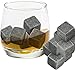 Welsberg 9pcs Whisky Pierres Ice Cubes Glaçons stéatite Glacons en Pierre avec Sac de Cordon refroidisseurs de Boissons Bière Rocks glacon Whisky Granite Pouch (9s Set Pierres de Whisky)