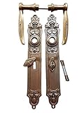  Graf von Gerlitzen Luxusgriffe Türklinken Jugendstil Alte Form Antik Messing Tür Griffe Türgriffe Langschild Türbeschlag Türdrücker BB 72 (ANJA) S113-1A
