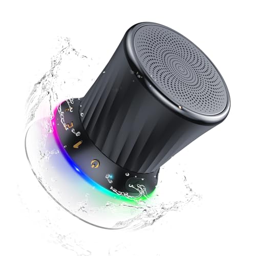 Bluetooth Shower Speaker IPX5 Waterproof Mini with Mic