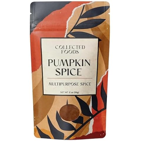 Premium Pumpkin Spice Seasoning - Perfect for Baking, Pies, Cooking, Coffee, and more by Collected Foods, Spice Powder Blend Cover
