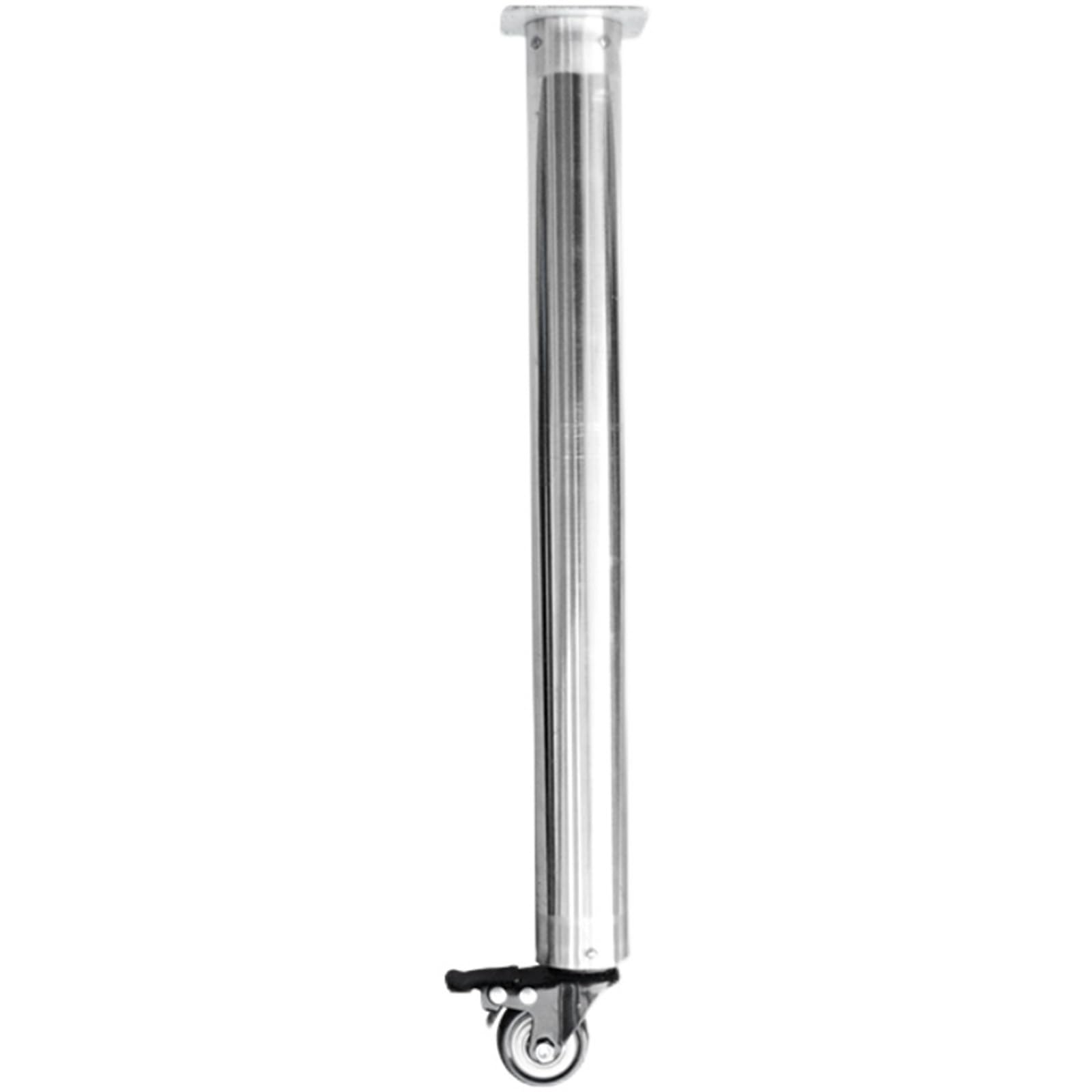 Yiustldd Furniture Legs with Swivels Caster Wheel And Brakes, Heavy Duty Steel Replacement Support Legs for Cabinet Sofa Coffee Table Stand,55cm