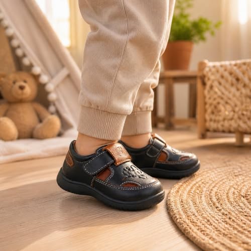 Image of Goal-1 Sandals Casual Fisherman Adjustable Sporty Summer Closed Comfortable Toe Sandals with Premium PU Padding For unisex kids-pack of 1(18 Months-4.5 Years)