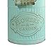 HyFanStr Shabby Chic Green Painted Milk Can Style Metal Vase Flower Pitcher Jug Pot