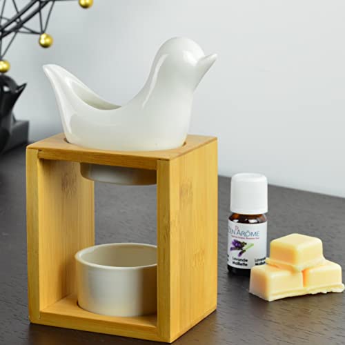 Zen'Arôme, Naturéa Plumeria Fragrance Burner, Essential Oils, Scented Melts, Scented Wax Square, Gentle Heat Diffusion - Image 4