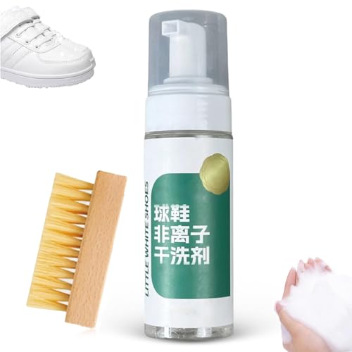 Chyang Active Foam Sneaker Cleaner Set,Rich Foam Deep Clean for White Shoes, Removes Stains & Dirt, Prevents Deformation (1Pcs) 
