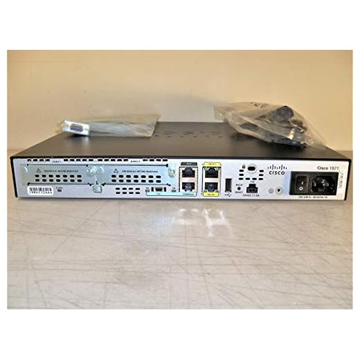 Cisco CISCO1921/k9 Series Integrated Services Routers (Renewed)