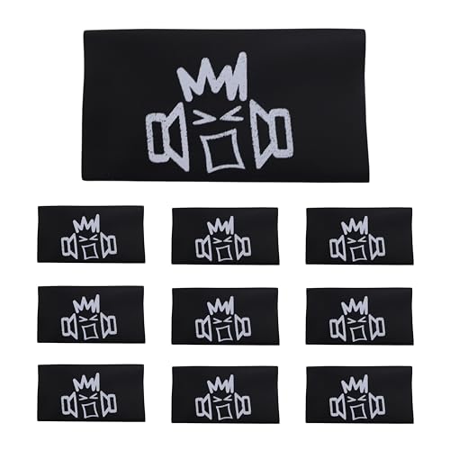 Tubo termorretractil negro calibre 0 B2 Audio con logo Riot Guy de 10 piezas