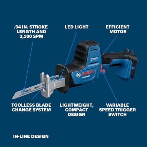 Bosch GSA18V-24N Compact Reciprocating Saw