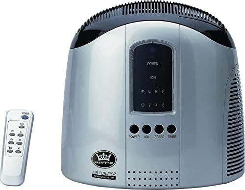 Prem-I-Air EH0312 Hepa Air Purifier with Ionizer and Remote Control, Silver, 40 W, Grey