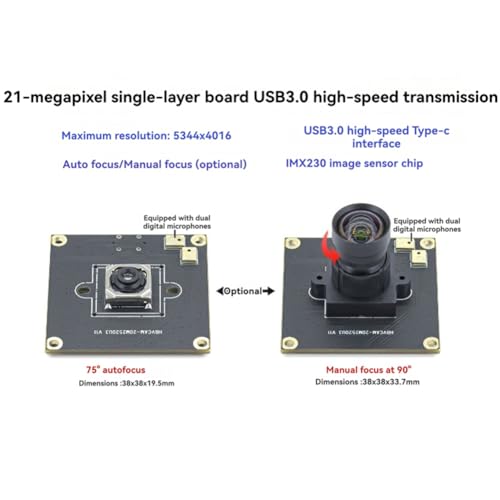 Module de Caméra Industrielle IMX230 20MP pour Vidéo en Streaming - 3