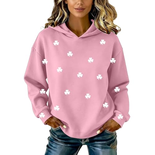 Image of Sweatshirts & Hoodie for Women Elegant Sweat Jacket Women's Long, pink, 4XL