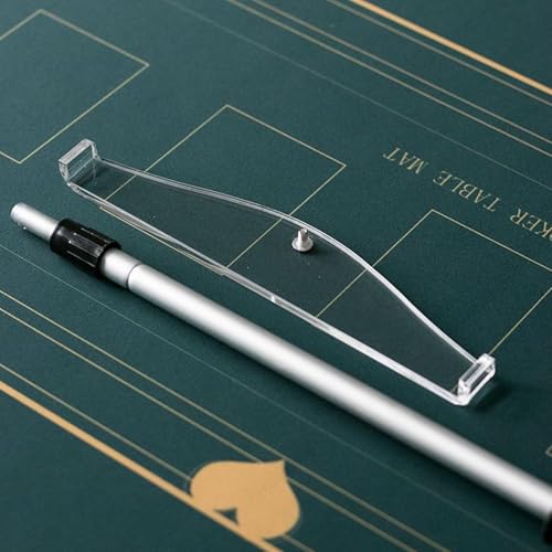 Rake de fichas de pôquer,Empurrador de fichas de pôquer - Chip Stick retrátil | Ancinho portátil do