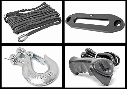 Warn XDC 9,500lb 9,500lb Electric Winch Kit With Steel Rope Fairlead