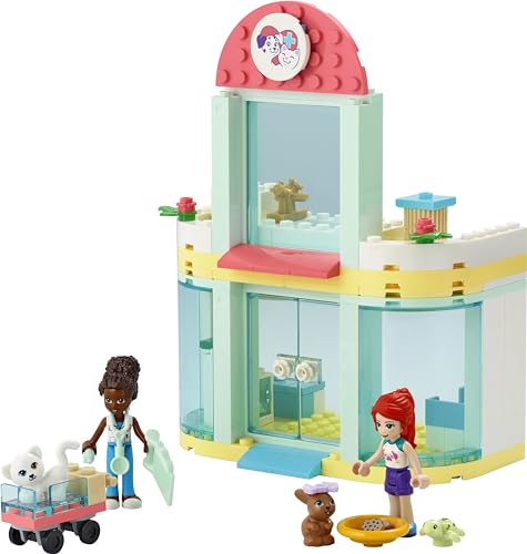 Image of LEGO Friends Animal Clinic in Heartlake City 41695, Toy Blocks, Present, Animals, Doll, Girls, Ages 4 and Up