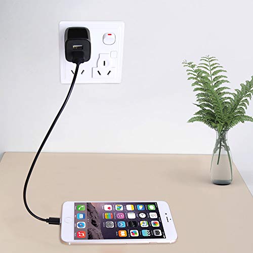 Image of Charger Box, Charging Cube 5 Pack,Dual USB Wall Charger 5V 2A Power Adapter