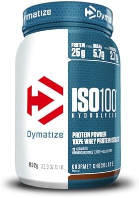 Dymatize ISO 100 Hydrolyzed Gourmet Chocolate 932g - Hidrolizado ...